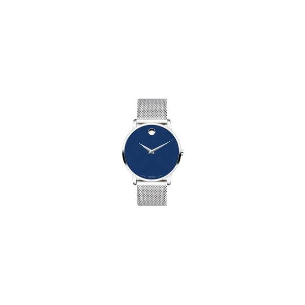 MOVADO 0607349 MUSEUM CLASSIC BLUE DIAL WATCH Taylors Jewellers Alliston, ON