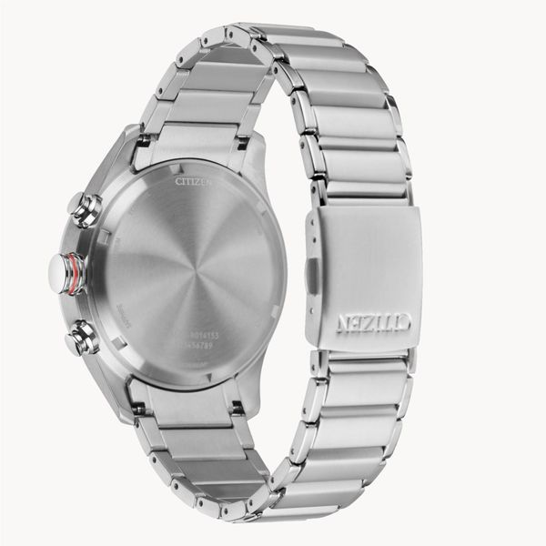 CA4497-86X CITIZEN Super Titanium™ Watch | Green Dial, Chronograph, Eco-Drive Technology Image 3 Taylors Jewellers Alliston, ON