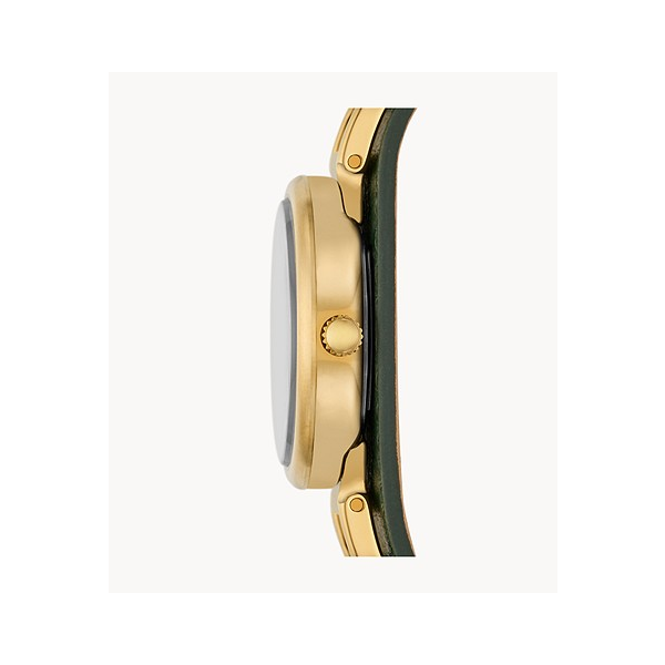 ES5241 Fossil Carlie Three-Hand Green Eco Leather Watch Image 3 Taylors Jewellers Alliston, ON