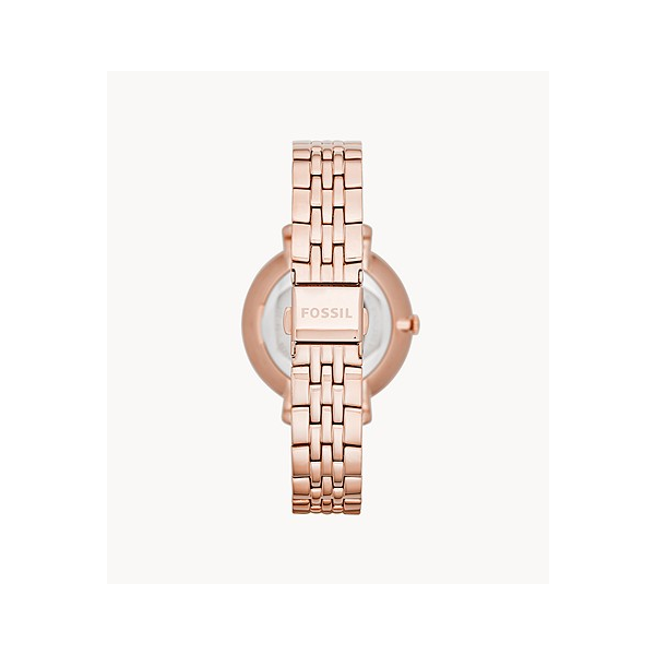 ES5252SET Fossil Jacqueline Three-Hand Date Rose Gold-Tone Stainless Steel Watch and Jewellery Set Image 2 Taylors Jewellers Alliston, ON