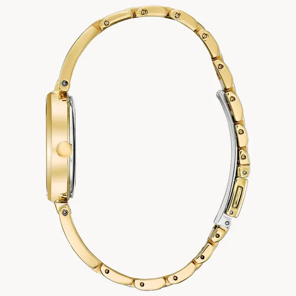 Citizen Axiom EM0638-50P Gold-Tone Stainless Steel Bangle Watch Image 2 Taylors Jewellers Alliston, ON