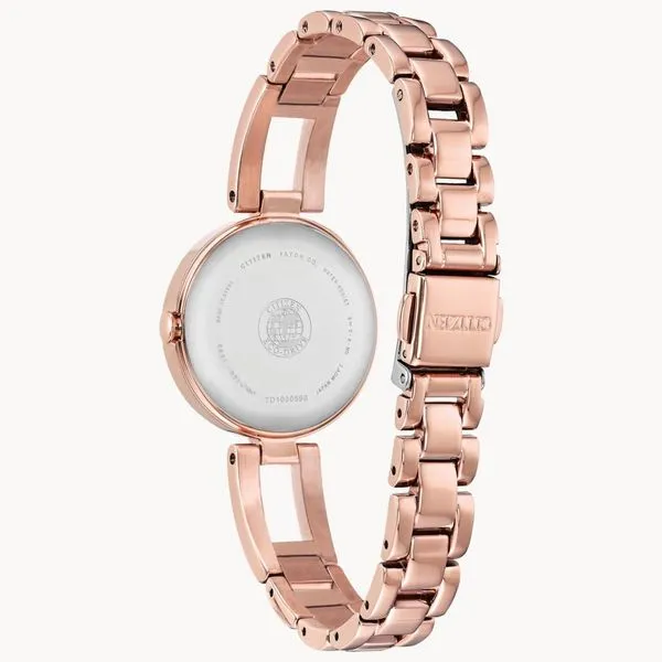 Citizen Axiom EM0633-53A Pink Tone Watch Image 3 Taylors Jewellers Alliston, ON