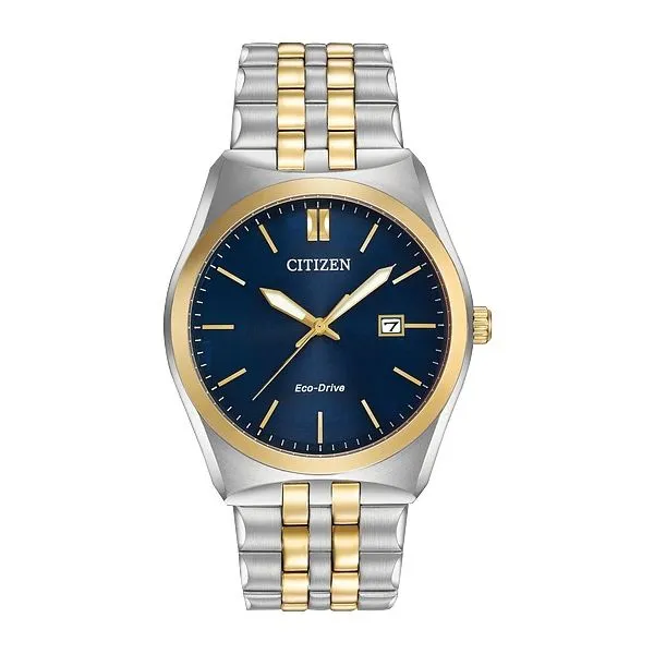 CITIZEN®  BM7334-58L ECO DRIVE TWO-TONE BLACK DIAL WATCH Taylors Jewellers Alliston, ON