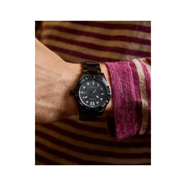 Citizen Eco-Drive Brycen Black Ion Plated Stainless Steel Watch Image 3 Taylors Jewellers Alliston, ON