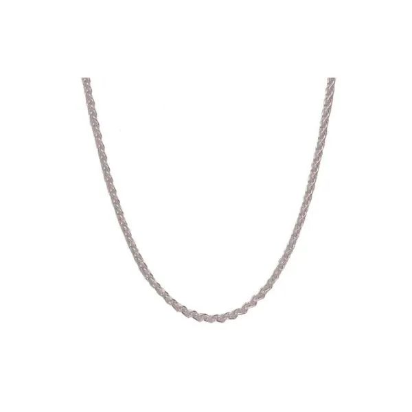 Sterling Silver 2.5mm Spiga Chain 24