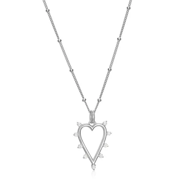 Elle Sterling Silver Heart Pendant Taylors Jewellers Alliston, ON