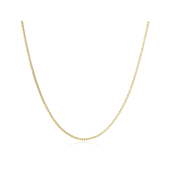 Yellow Gold Plated Box Chain Taylors Jewellers Alliston, ON