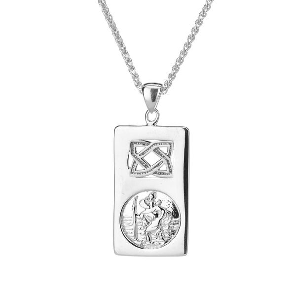 KEITH JACK STERLING SILVER ST CHRISTOPHER PENDANT PPS3693 Taylors Jewellers Alliston, ON
