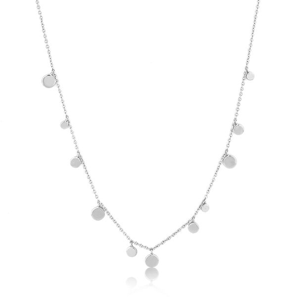 Ania Haie Geometry Class Geometry Mixed Discs Necklace in 925 Silver Taylors Jewellers Alliston, ON