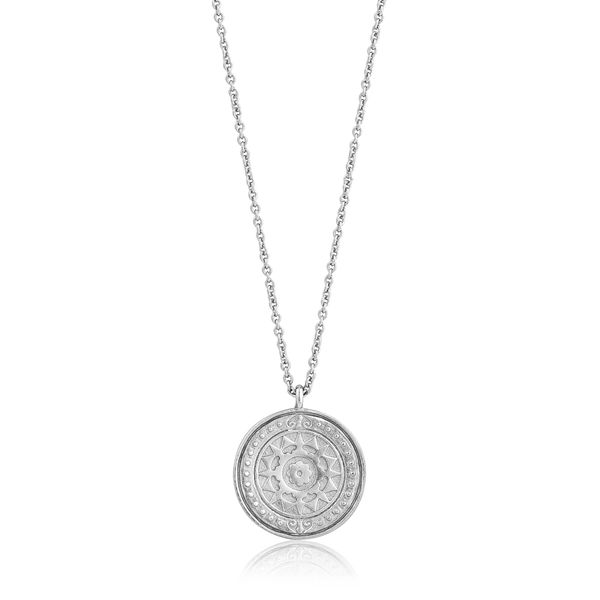 Verginia Sun Necklace in 925 Sterling Silver with Rhodium Plating Taylors Jewellers Alliston, ON