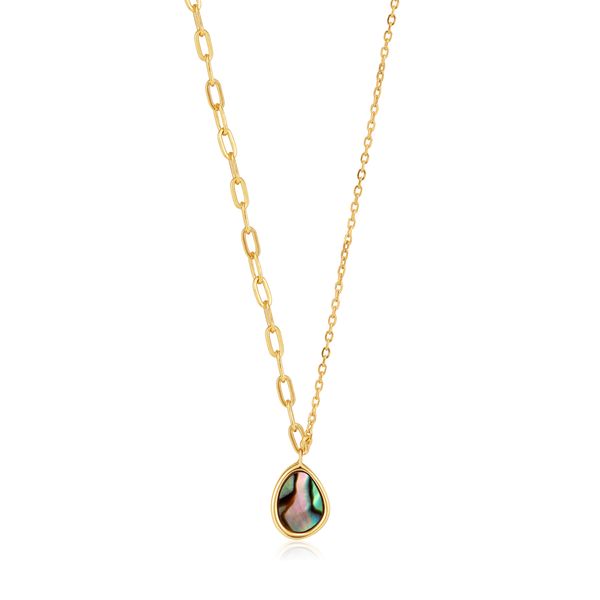 Tidal Abalone Mixed Link Necklace Taylors Jewellers Alliston, ON