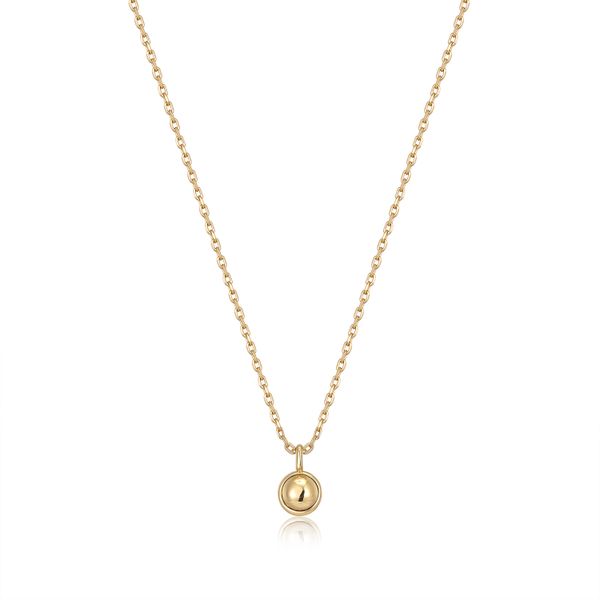 N045-01G Ania Haie Gold Orb Drop Pendant Necklace Taylors Jewellers Alliston, ON