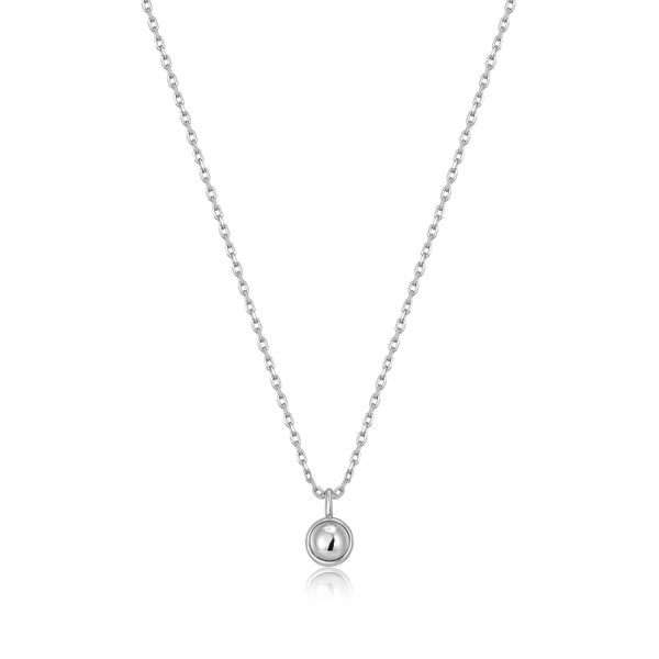 N045-01H Ania Haie Silver Orb Drop Pendant Necklace Taylors Jewellers Alliston, ON