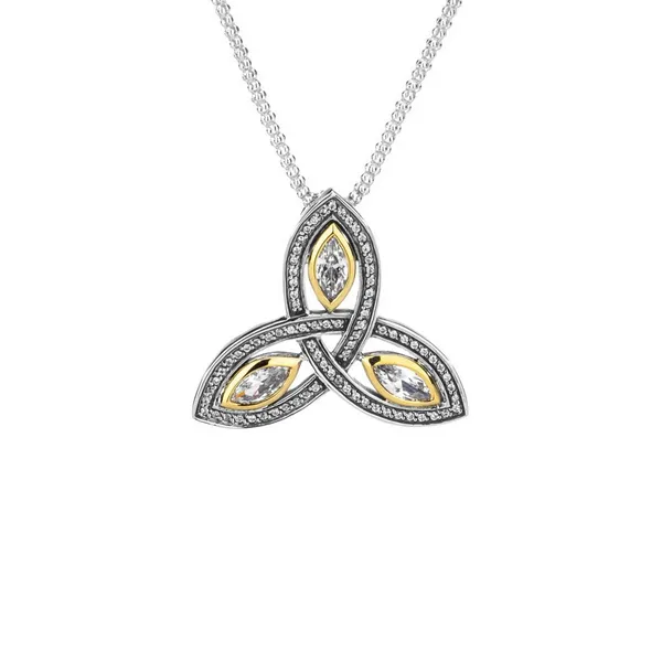 Elegant Keith Jack PPX6620 Trinity Knot Pendant - Symbol of Celtic Wisdom Taylors Jewellers Alliston, ON