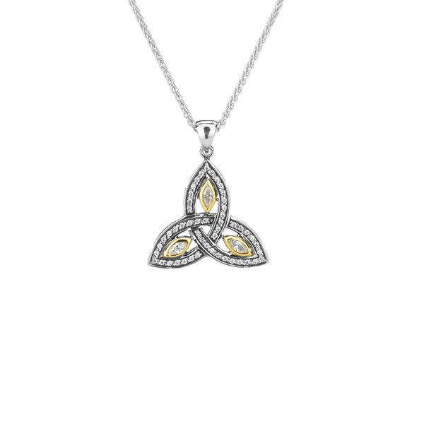 Keith Jack PPX6620-S Silver And 10K Gold Trinity Small Pendant Taylors Jewellers Alliston, ON