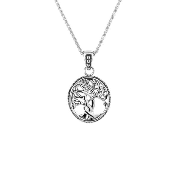 TREE OF LIFE IN STERLING SILVER SMALL PENDANT 18'