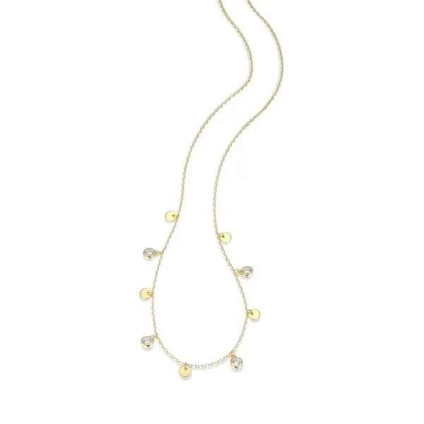 CZ Charm Necklace Image 2 Taylors Jewellers Alliston, ON