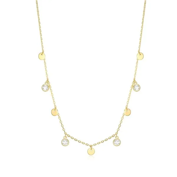 CZ Charm Necklace Taylors Jewellers Alliston, ON