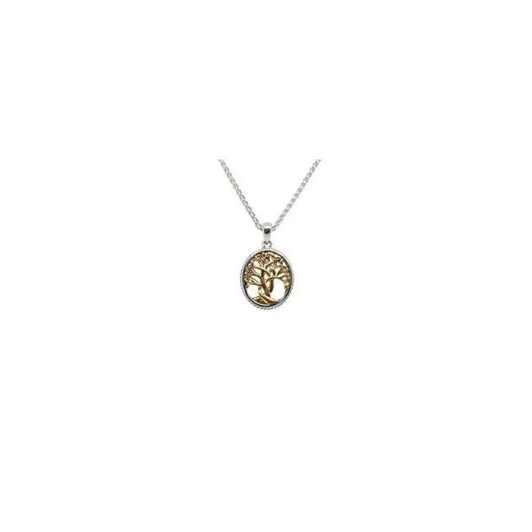 PPX1284 Keith Jack S/S + 10Kt Yellow  Tree Of Life Pendant Petite Taylors Jewellers Alliston, ON