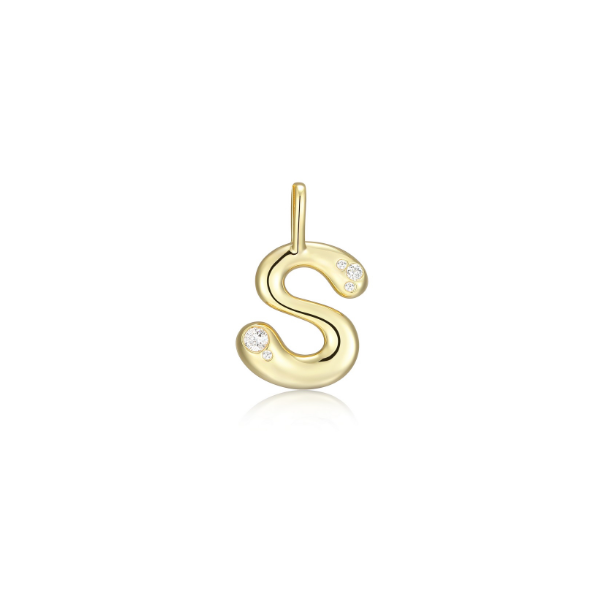 S Initial Pendant Taylors Jewellers Alliston, ON