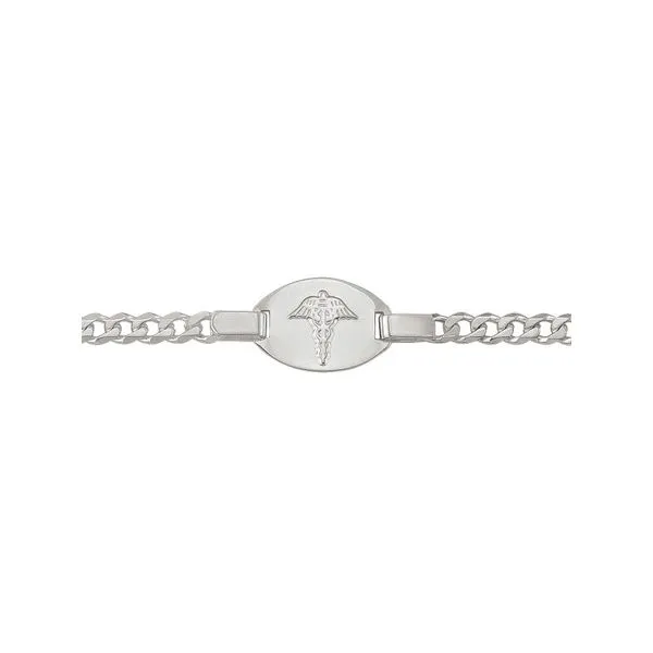 MEDI BRACELET SS SMALL FIGARO CHAIN 7