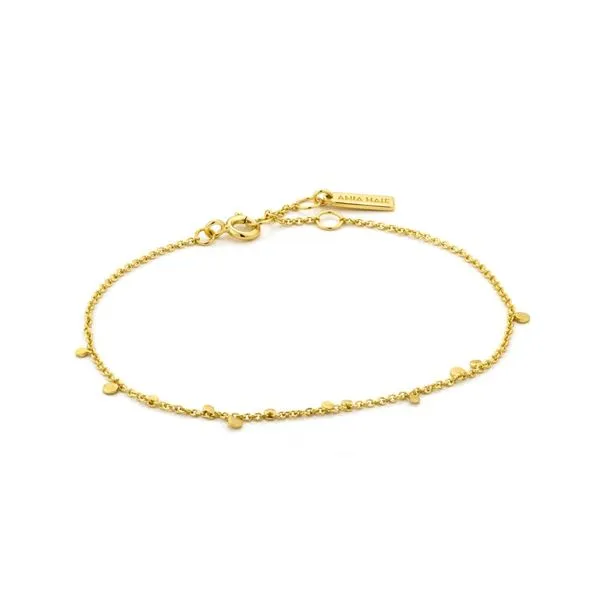 Ania Haie B005-02G Geometry Mixed Discs Bracelet Taylors Jewellers Alliston, ON