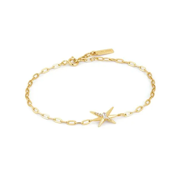 Ania Haie B053-01G Gold Spike Chain Bracelet Taylors Jewellers Alliston, ON