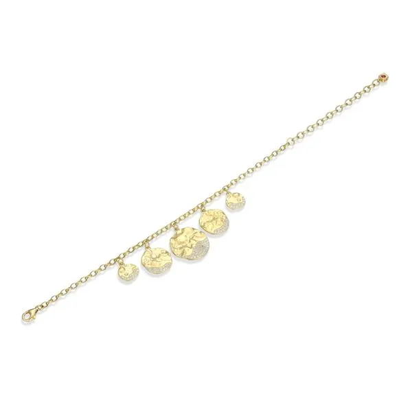Elle Gold Plated Sterling Silver Drop Bracelet Image 2 Taylors Jewellers Alliston, ON