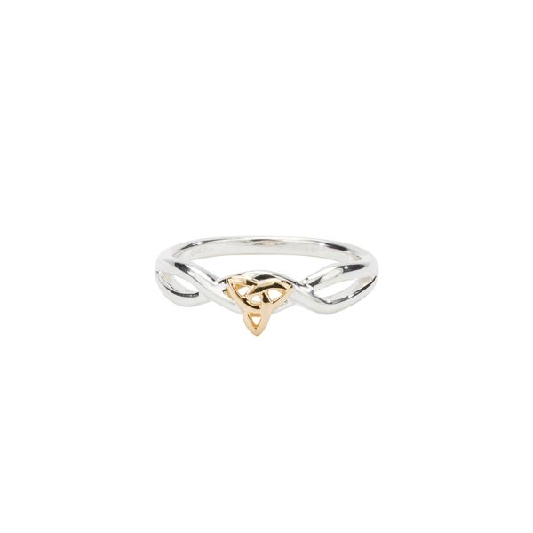 Keith Jack PRX3636-6.5 Trinity Knot Ring - Silver & 10K Gold Taylors Jewellers Alliston, ON