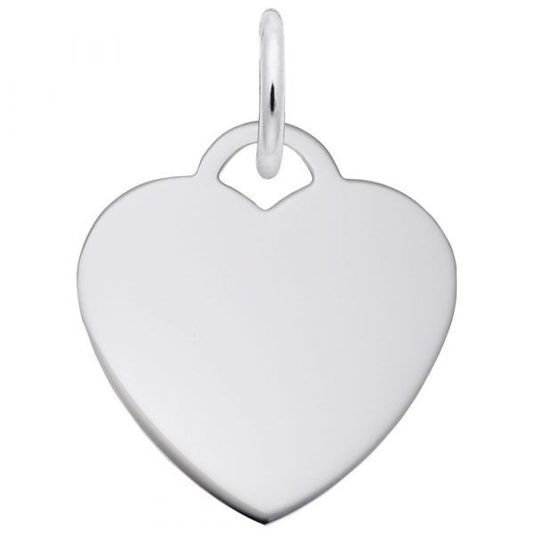 8420-035 Small Heart – 35 Series Silver Charm Taylors Jewellers Alliston, ON