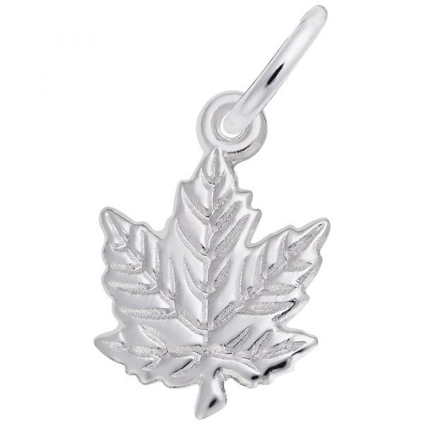0103 Maple Leaf Silver Charm Taylors Jewellers Alliston, ON