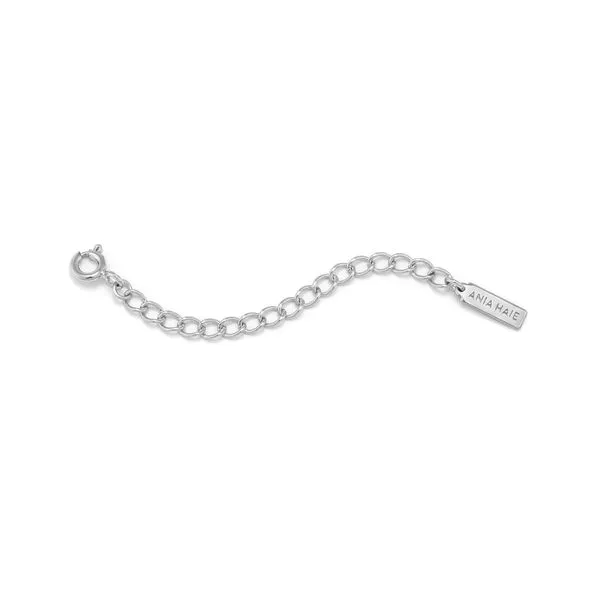 Extender-H Ania Haie Extender Chain White Tone Taylors Jewellers Alliston, ON