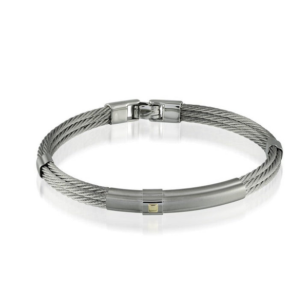 SMBG60 ITALGEM Rounar Cable Bracelet Taylors Jewellers Alliston, ON