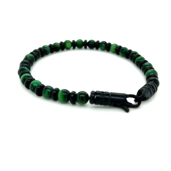 BB-334-8 ITALGEM Sprite Green Tiger Eye 8