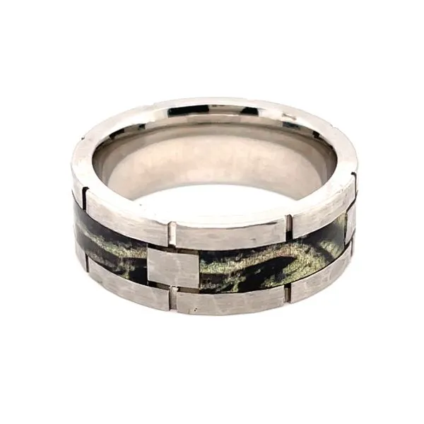CAMOUFLAGE COBALT CHROME INFINITY HAMMERED SIZE 10 Taylors Jewellers Alliston, ON