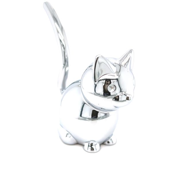 Zoola Cat Chrome Ring Holder Taylors Jewellers Alliston, ON