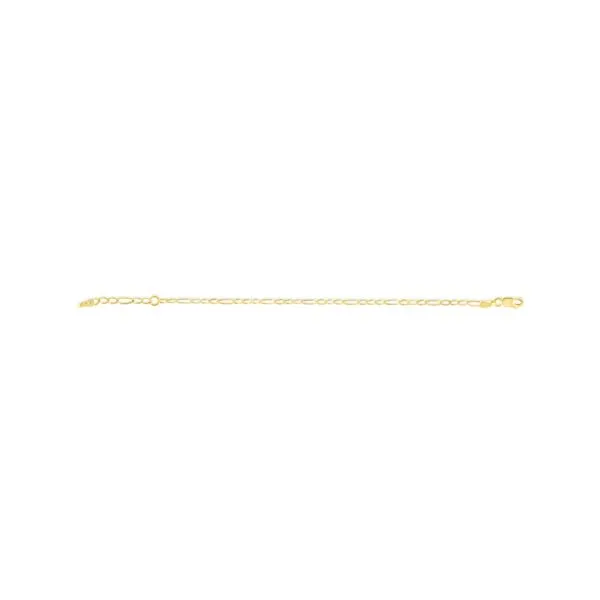 10K Gold Figaro Baby Adjustable 5-6