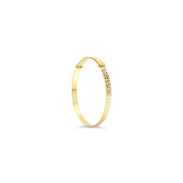 Sparkling 10K Yellow Gold Baby Bangle Bracelet Taylors Jewellers Alliston, ON