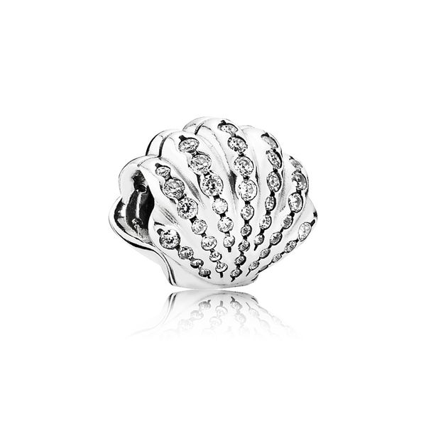 PANDORA 791574CZ Disney Ariel's Shell Charm Taylors Jewellers Alliston, ON