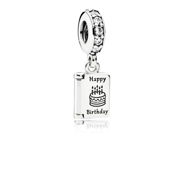 PANDORA 791723CZ Birthday Wishes Charm Taylors Jewellers Alliston, ON