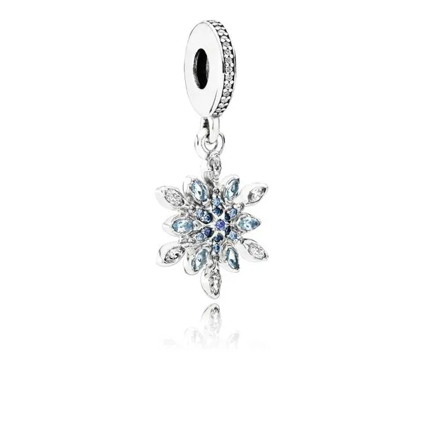 PANDORA 791761NBLMX Shimmering Snowflake Dangle Charm Taylors Jewellers Alliston, ON