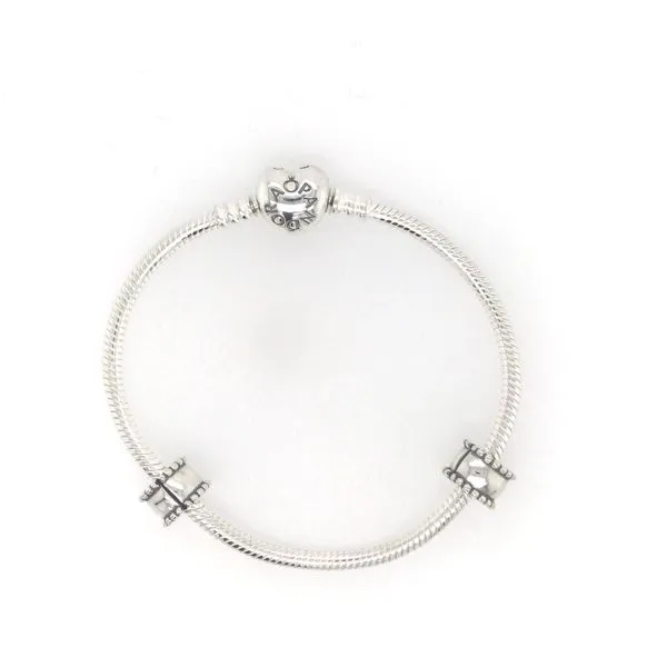 PANDORA USB795219 ICONIC HEART BRACELET GIFT SET SIZE 7.5