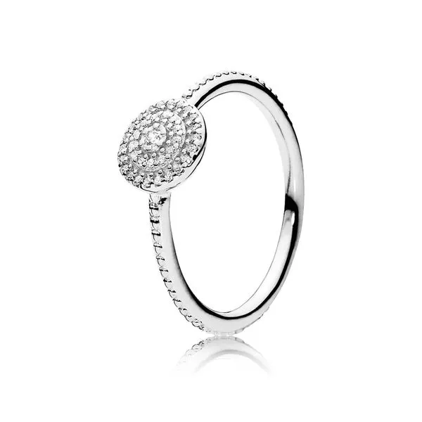 PANDORA 190986CZ-58 ELEGANT SPARKLE CLEAR CZ RING SIZE 8.5 Taylors Jewellers Alliston, ON