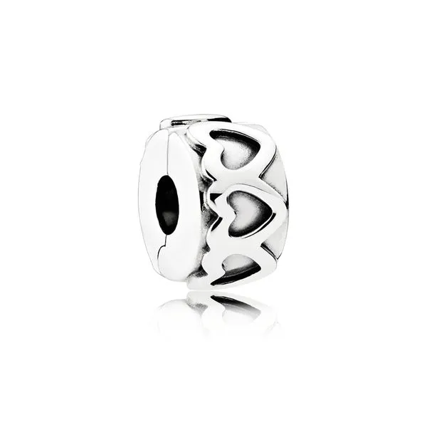 PANDORA 791978 Band of Hearts Clip Charm Taylors Jewellers Alliston, ON