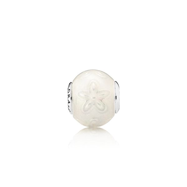 PANDORA 796087EN140 JOY WHITE DAISY CHARM Taylors Jewellers Alliston, ON