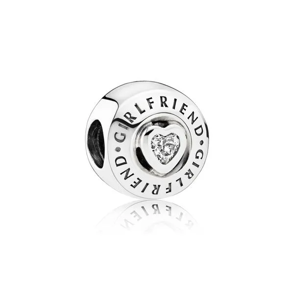 PANDORA 792145CZ Girlfriend Charm Taylors Jewellers Alliston, ON