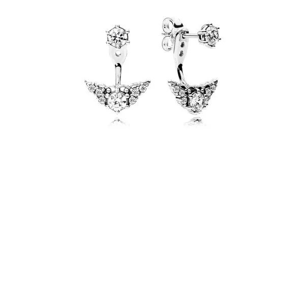 Pandora 296228cz Sparkling Tiara Crown Jacket Stud Earrings Taylors Jewellers Alliston On