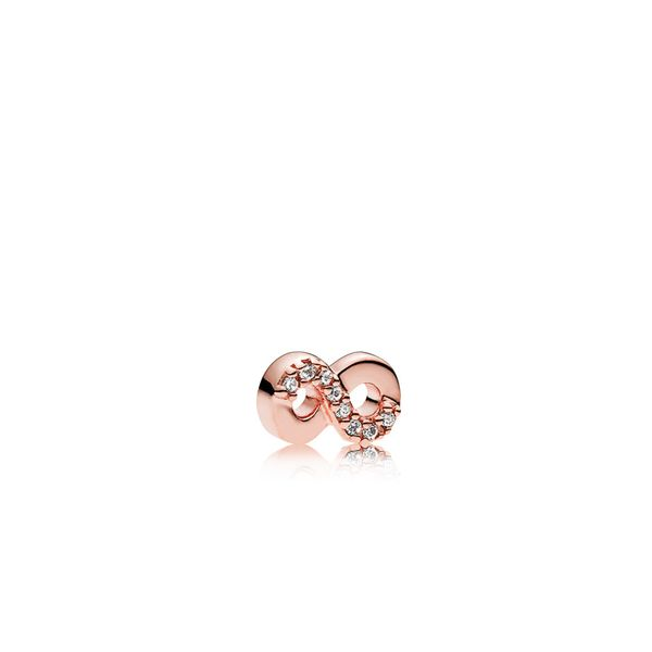 PANDORA 782178CZ ROSE INFINITY SIGN PETITE ELEMENT CHARM Taylors Jewellers Alliston, ON