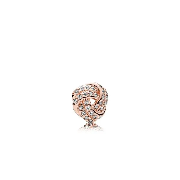 PANDORA 782179CZ ROSE LOVE KNOT PETITE ELEMENT CHARM Taylors Jewellers Alliston, ON