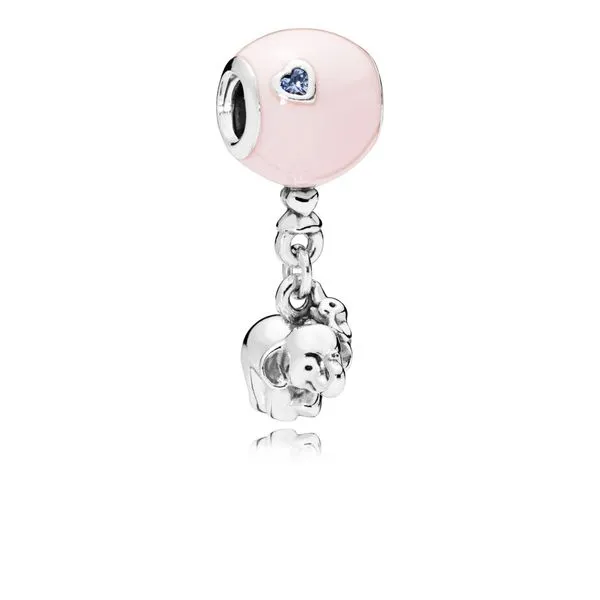 PANDORA 797239EN160 ELEPHANT & PINK BALLOON CHARM Taylors Jewellers Alliston, ON